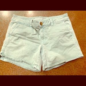 American Eagle light teal shorts